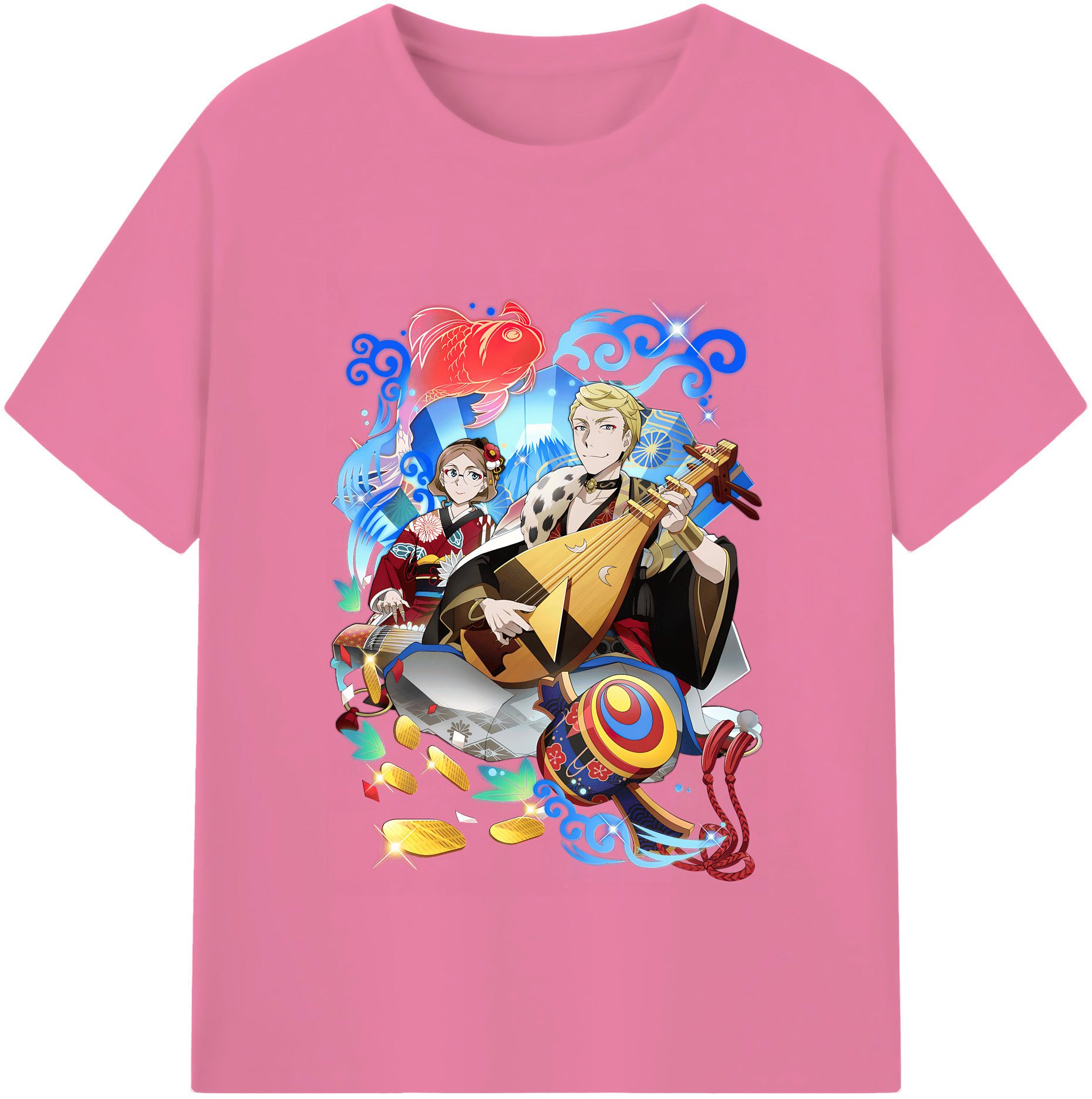 （画像用） 文豪ストレイドッグス Bungo Stray Dogs 綿100％半袖Tシャツ（フロントプリント）
